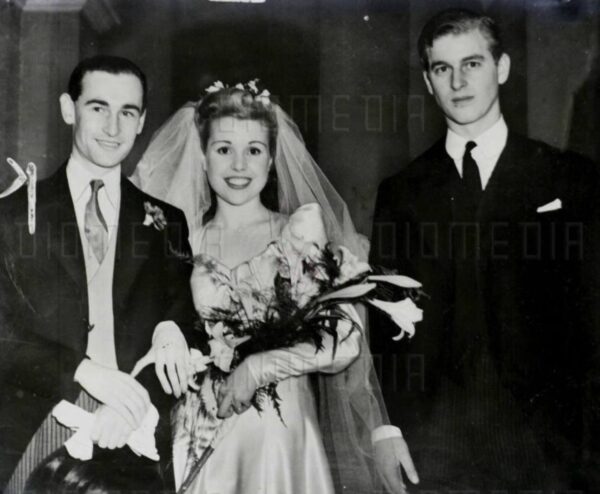Элен с мужем и принц Филипп