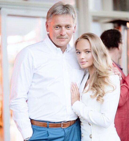 Дмитрий Песков с дочерью Лизой, фото:graziamagazine.ru