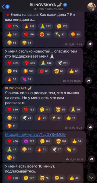 После выхода в Сеть за Блиновскую вновь взялись правоохранительные органы