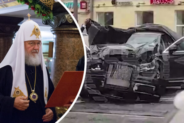 автомобиль Патриарха Кирилла попал в ДТП