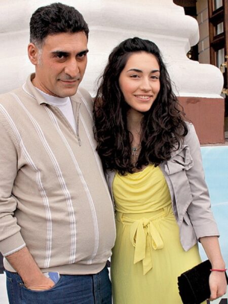 Тигран Кеосаян с дочкой