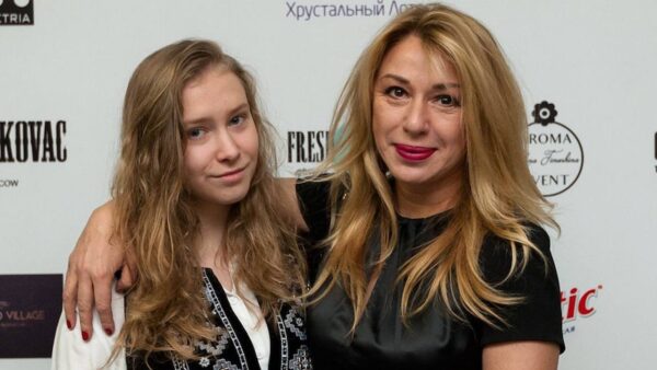 Алена Апина и дочь Ксения