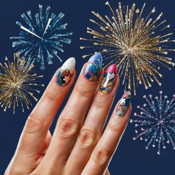 Новогодний маникюр: Как подчеркнуть праздничное настроение через дизайн ногтей