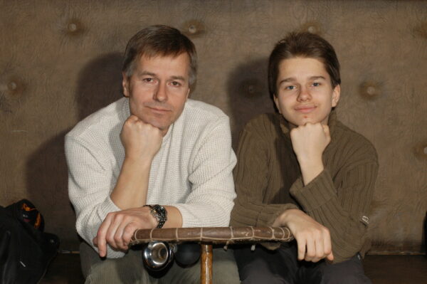 Игорь Ливанов с сыном Андреем