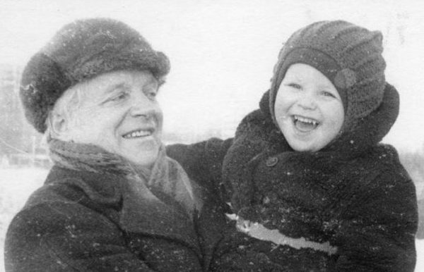 Юрий Белов с сыном