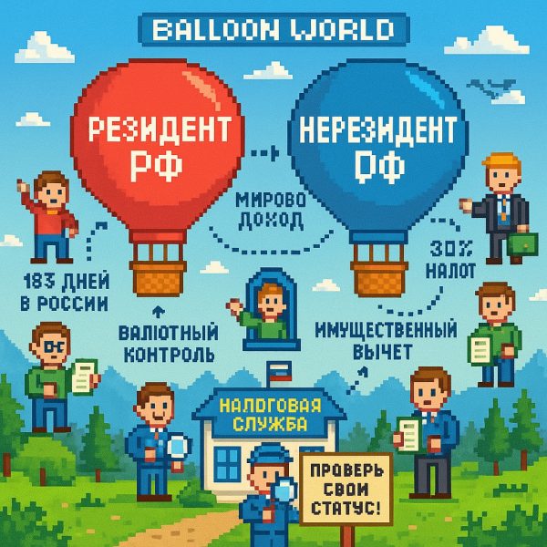 Резидент vs Нерезидент: Игра престолов за ваши налоги. Кто вы для Родины (и ее казны)?