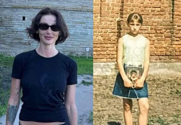 Анастасия Ивлеева повторила детские фото 22-летней давности