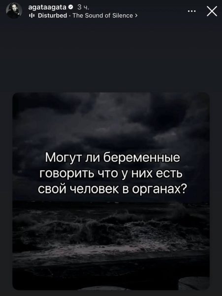 Беременная Агата Муцениеце подает Павлу Прилучному сигналы