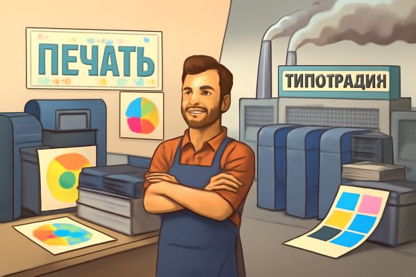 Давид против Голиафа: как маленькие типографии выживают в мире корпоративных монстров