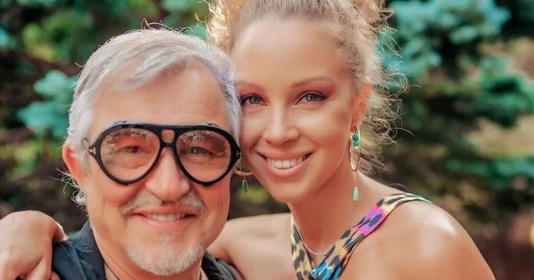 Полина Диброва с мужем