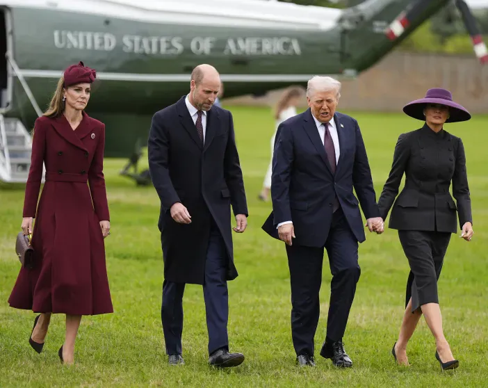 Кейт Миддлтон, принц Уильям, Дональд Трамп, Мелания Трамп
