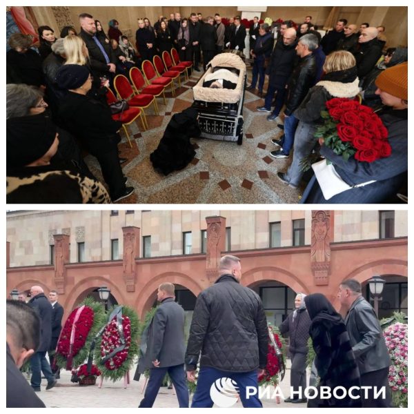 Упала на колени и выла у гроба: Симоньян потеряла рассудок на похоронах мужа