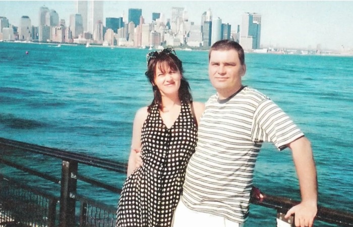 Ирина Шмелева с мужем.