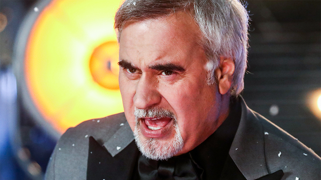 Съемки новогодней программы Первого канала в Москве