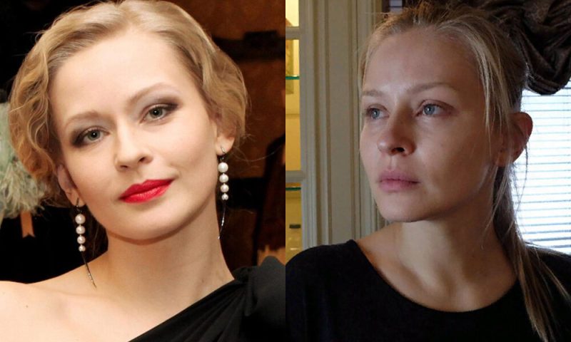 «Как будто рождена с помадой»: зачем Юлия Пересильд брала косметичку в космос, и почему звезды не боятся показать себя без макияжа