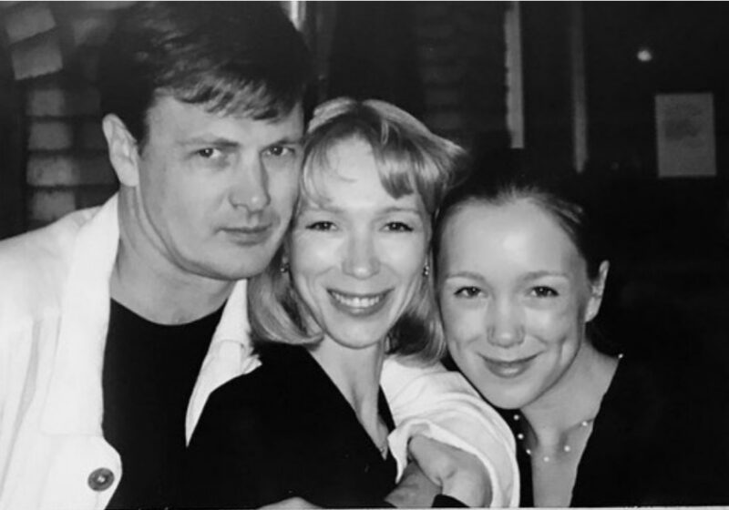 Дарья Мороз со своими родителями.