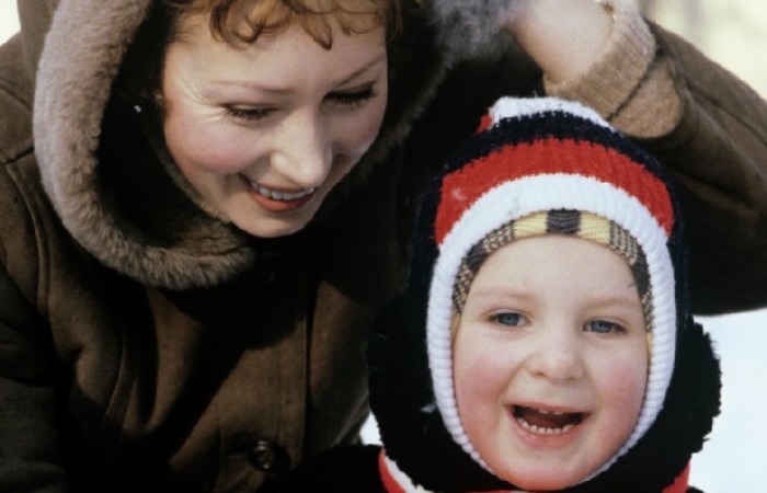 Татьяна Васильева с сыном.