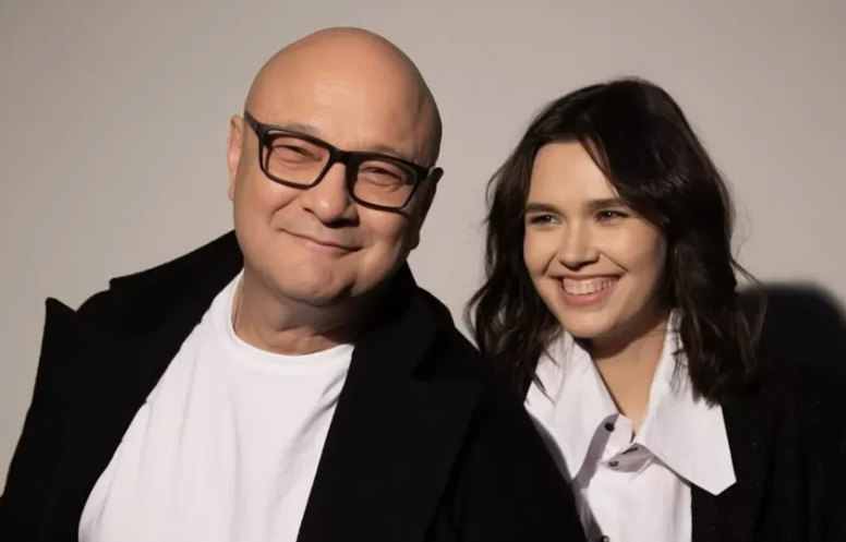 Сергей Гинзбург с Ольгой Виниченко, матерью его младшего сына.