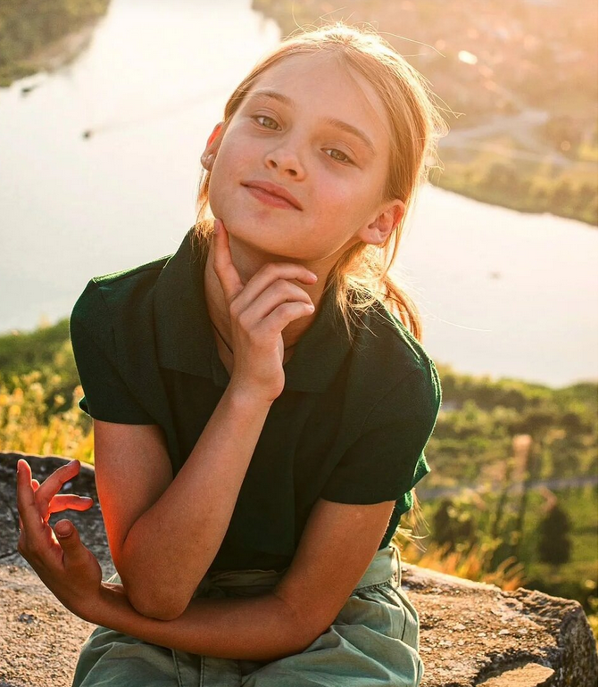 Анна Беридзе: старшая дочь Ольги, унаследовавшая яркую внешность.