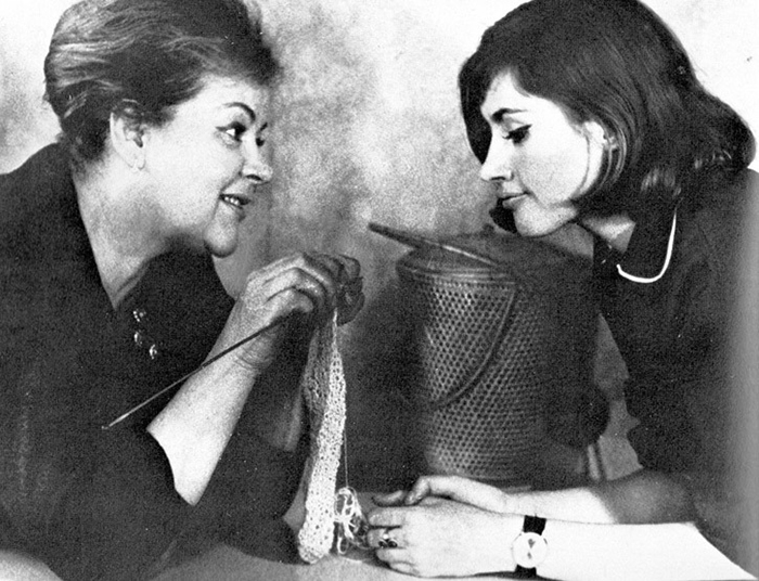 Зоя Фёдорова с дочерью Викторией.