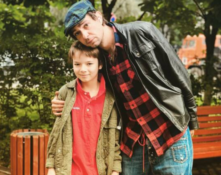 Павел Баршак с сыном Фомой