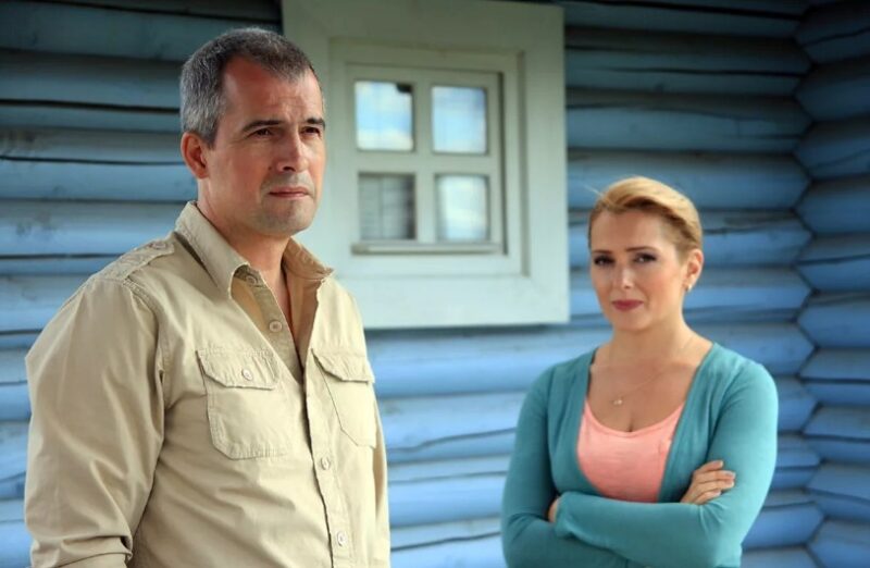 Съёмки «Антикиллера»: Разбегаев и Порошина в кадре.