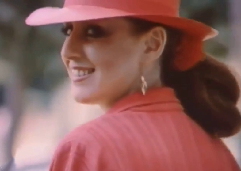 Эльвира Зубкова в начале карьеры модели, 1980-е годы