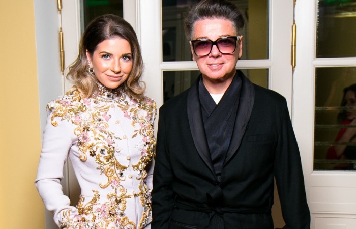 Галина Юдашкина с отцом.