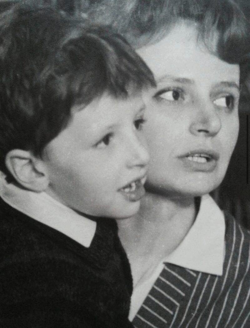 Наталья Белоусова с сыном Михаилом