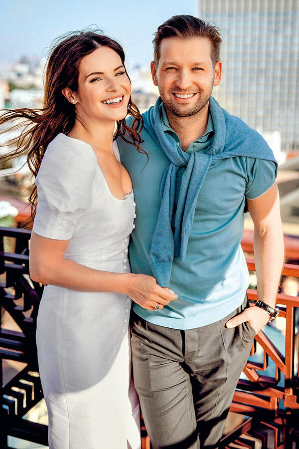 Анна Пескова и Дмитрий Пристансков.