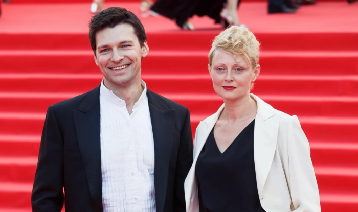 Даниил Страхов с женой Марией. 