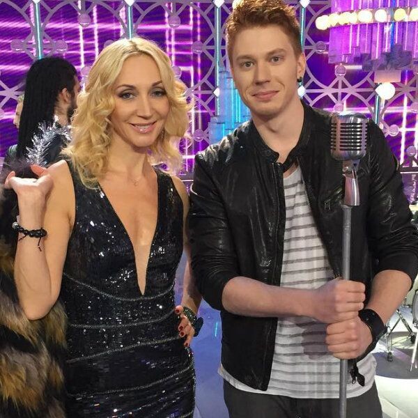 Никита Пресняков с матерью Кристиной Орбакайте.