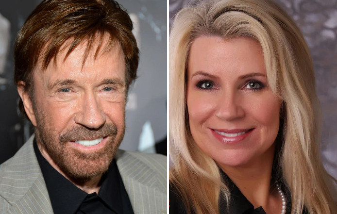 Чак Норрис и его дочь Дина, о существовании которой он узнал спустя 16 лет