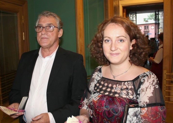 Валерий Гаркалин с дочкой Никой.