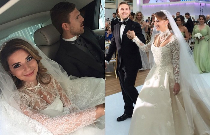 Галина Юдашкина с мужем.