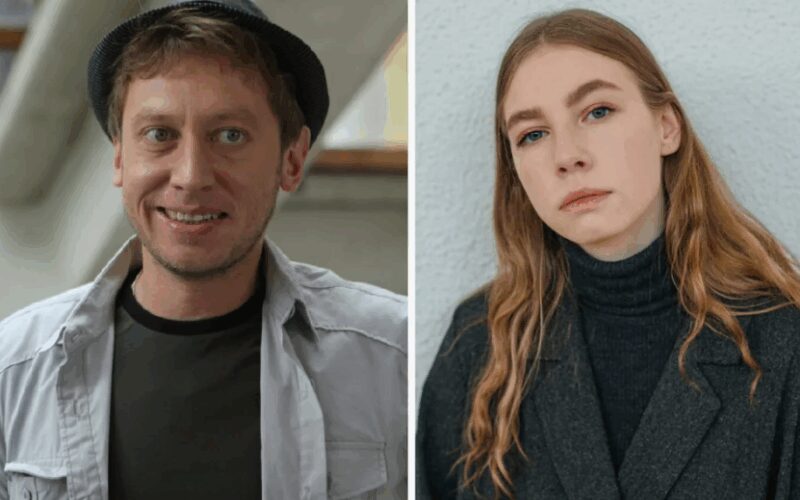 Дарья Трухина со своим отцом, актером Михаилом Трухиным.