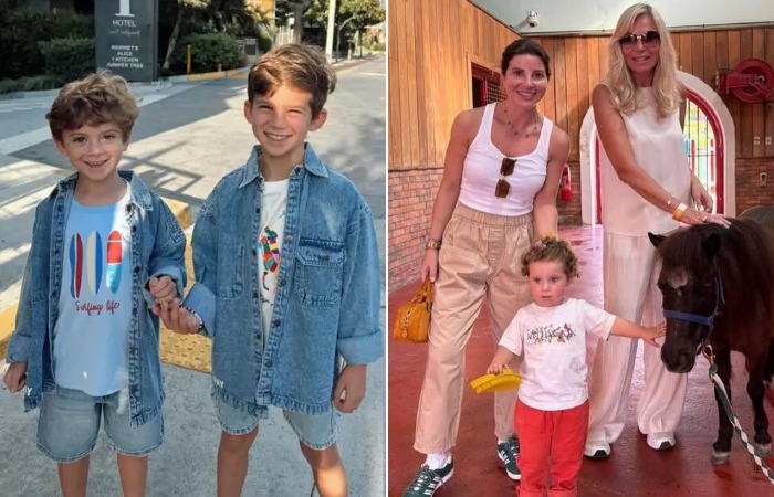 Галина Юдашкина с семьей.