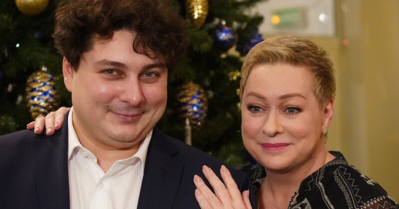 Мария Аронова с сыном Владиславом.