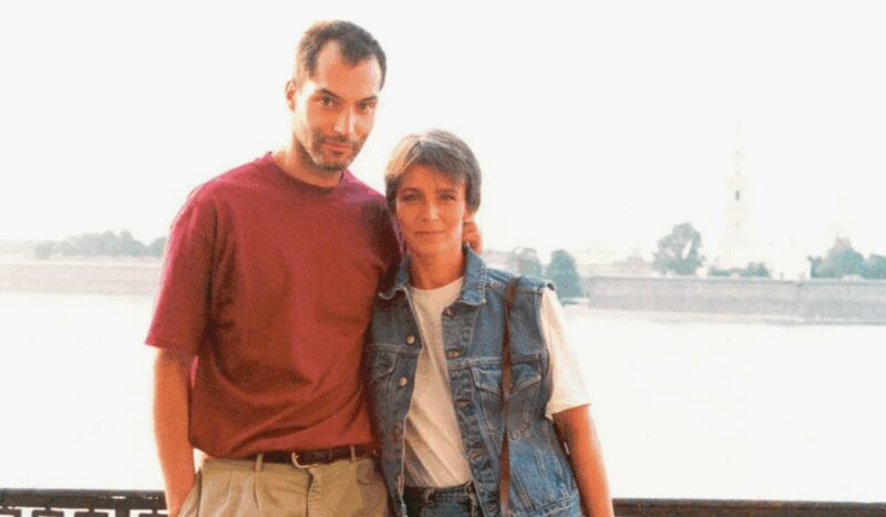 Елена Сафонова и её французский муж Самюэль Лабарт.