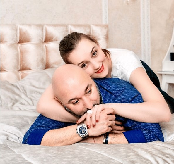 Арам Арчер с женой Татьяной.