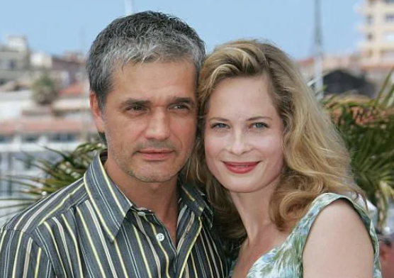 Константин Лавроненко и Мария Бонневи на съёмках фильма «Изгнание»