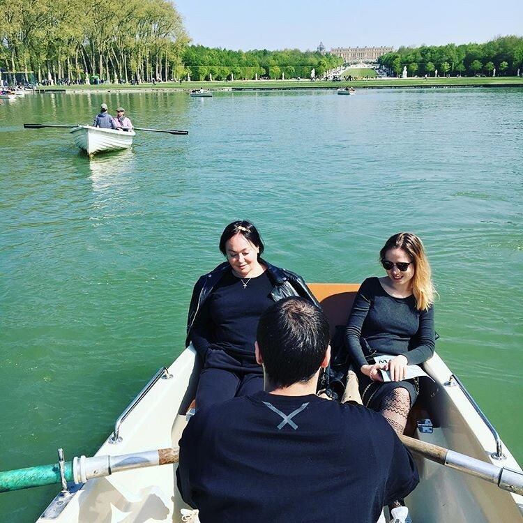 Анна и Георгий Толордава в компании Ларисы Гузеевой