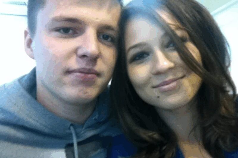 Валерия Чекалина (Лерчек) с мужем, до и после изменений, превративших ее в интернет-звезду.