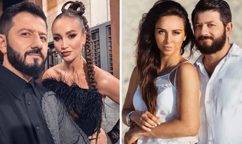 Михаил Галустян в окружении двух важных женщин своей жизни — бывшей супруги Виктории и коллеги Ольги Бузовой.