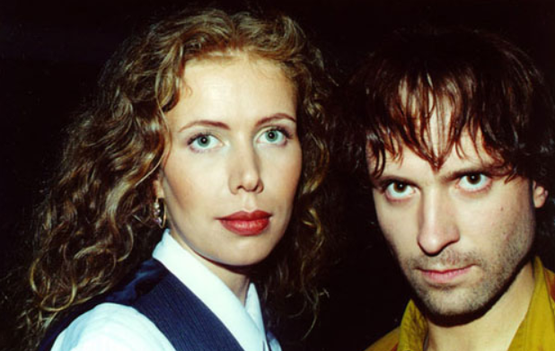 На съёмках фильма «Дом Надежды» с актрисой Ириной Краюхиной