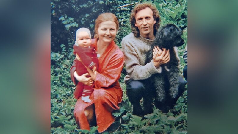 Ольга Науменко с супругом и дочерью