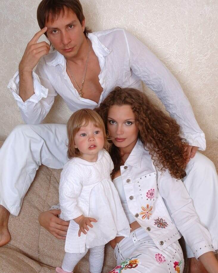 Данко с первенцем Софьей