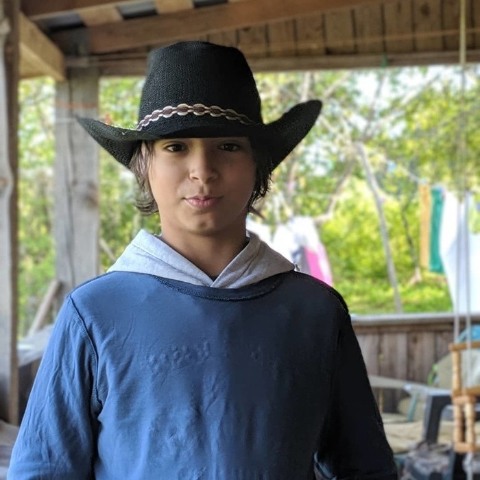 Сын Дарьи, Захар, унаследовавший экзотические черты.