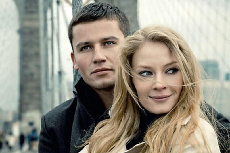 Светлана Ходченкова и Георгий Петришин до расставания.