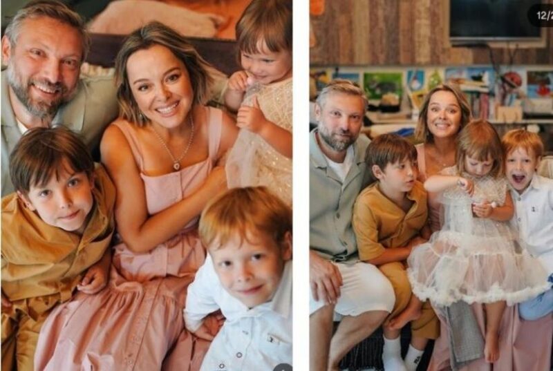 Наталия Медведева с мужем и детьми: редкий кадр семейного счастья.